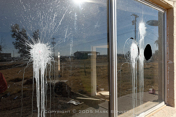 Broken windows 1, Gilbert, 18 December 2005 24x16