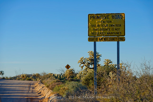 Primitive Road sign 20141227 002xv